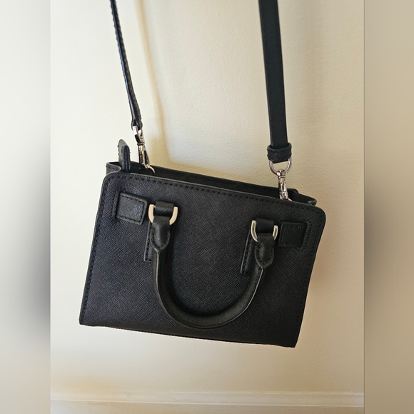 Michael Kors Black and Silver Women's Mini Bag - Picture 3 of 7